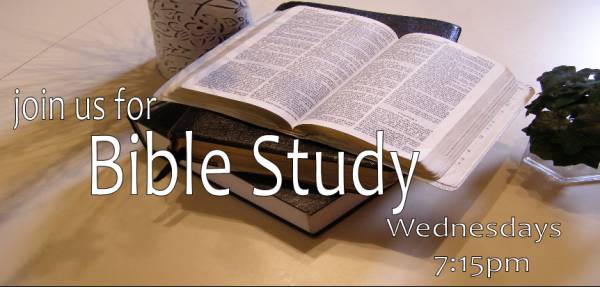 Bible Study for the entire family | 7:15pm. 