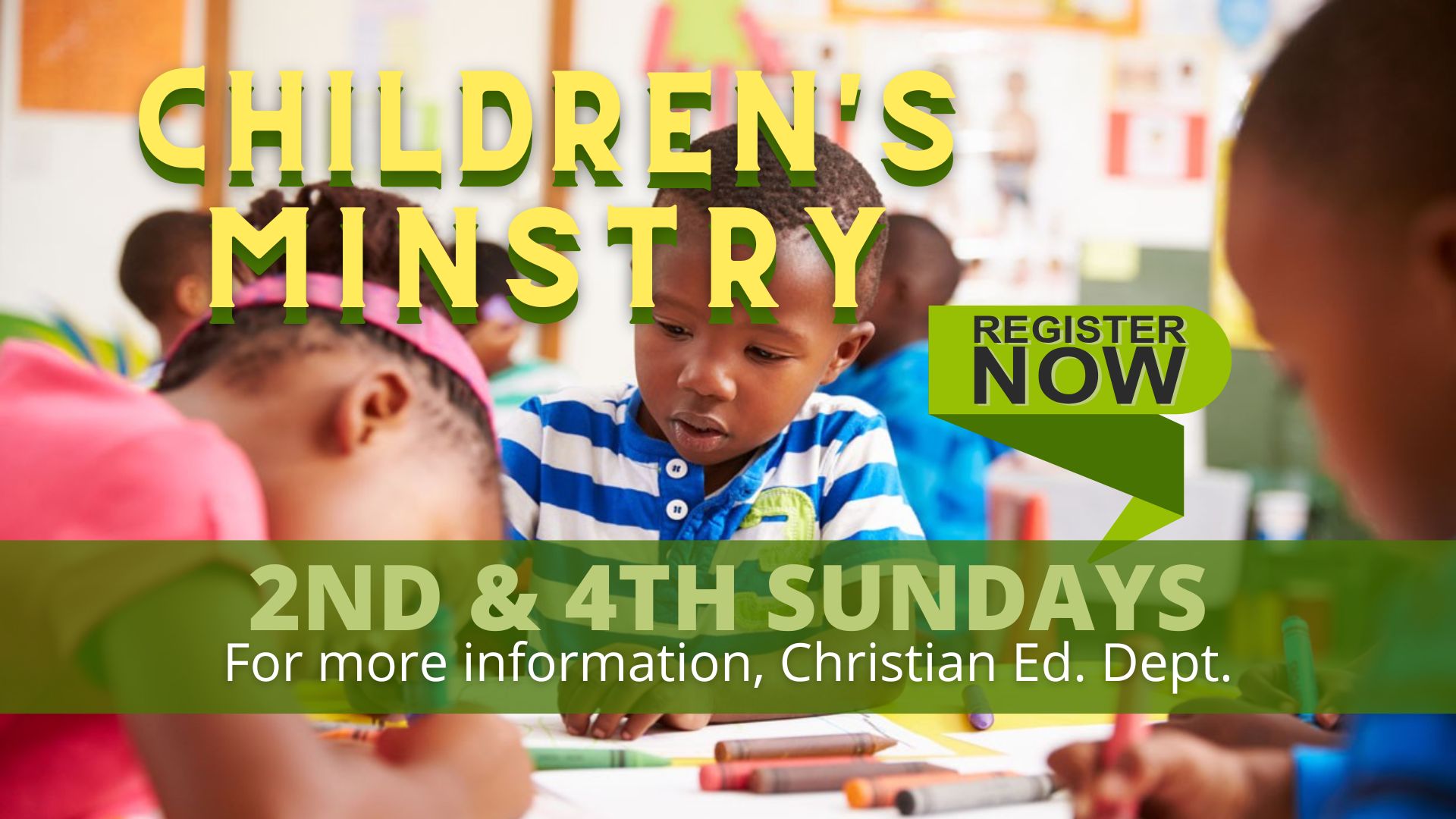 Childrens Ministry | 2nd & 4th Sundays 